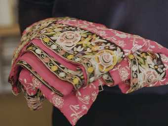Zarina Bhimji's scarf