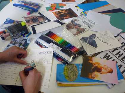 Loud Tate 2014 - zine making 2