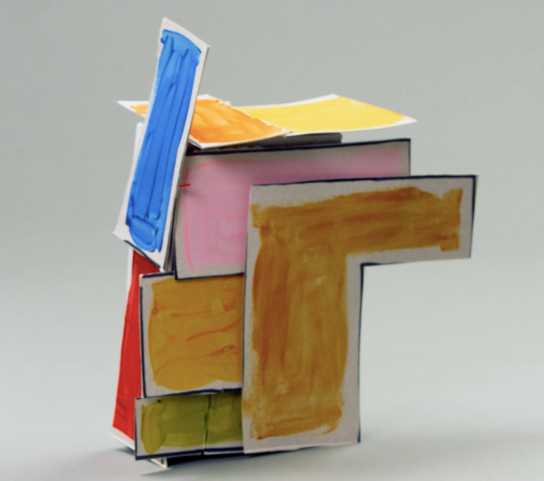 cardboard box sculpture